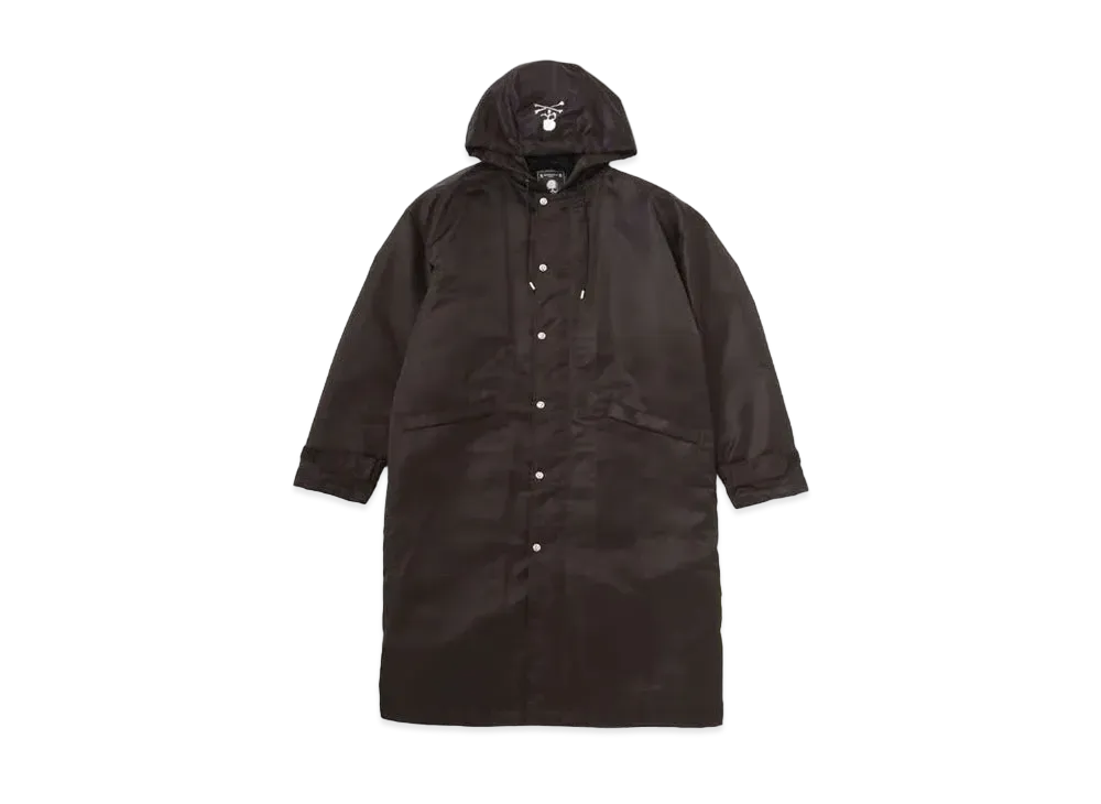 mastermind JAPAN Nylon Hooded Coat "Black"