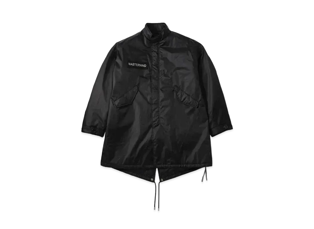 mastermind JAPAN Nylon Fishtail Coat "Black"