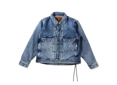 mastermind JAPAN 2 Way Stretch Trucker Jacket "Indigo"