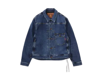 mastermind JAPAN W R Denim Trucker Jacket "Indigo"
