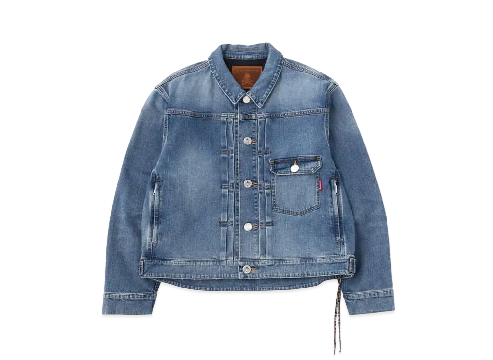 mastermind JAPAN Water Repellent Denim Trucker Jacket "Indigo"