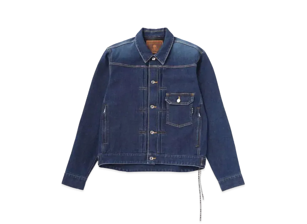 mastermind JAPAN Water Repellent Denim Trucker Jacket "Indigo"
