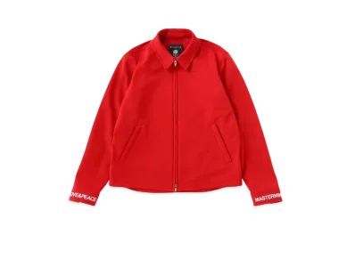 mastermind JAPAN Jersey Drizzler Jacket "Red"
