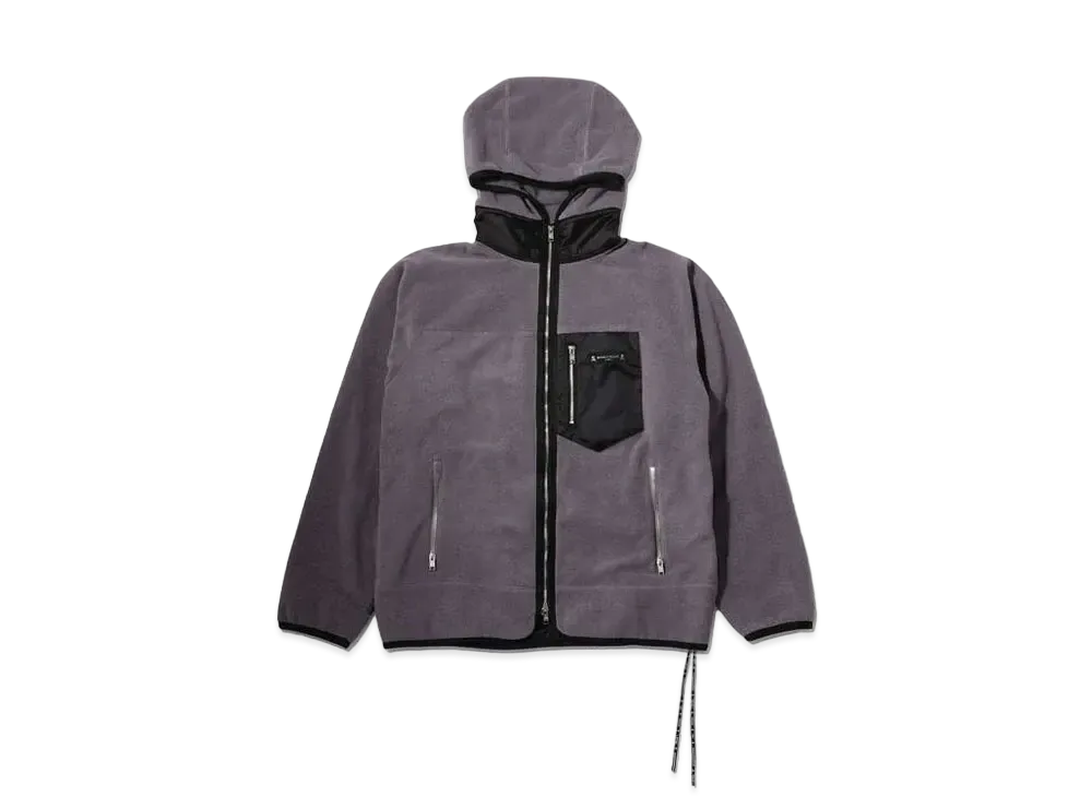 mastermind JAPAN Fleece Zip Hoodie "Gray"