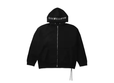 mastermind JAPAN Boxy Swarovski Elements Zip Up Hoodie "Black"