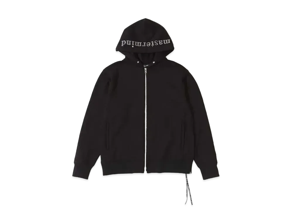 mastermind JAPAN Swarovski Zip Up Hoodie "Black"
