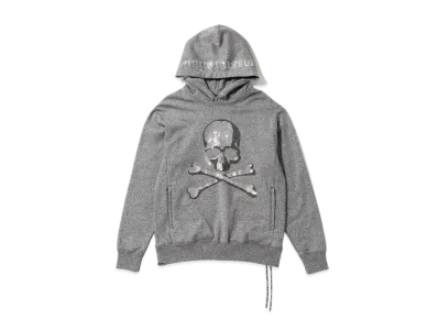 mastermind JAPAN Swarovski Hoodie "Top Gray"