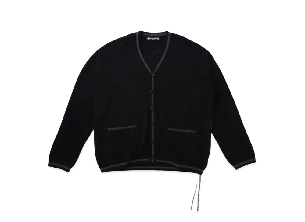 mastermind JAPAN Baby Cashmere Cardigan "Black"