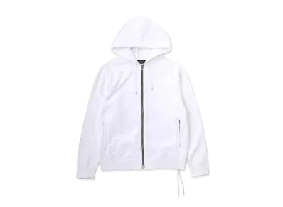 mastermind JAPAN 3D Embroidery Zip Up Hoodie "White"