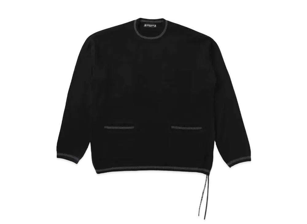 マスターマインドジャパン ベビー カシミア クルーネック "ブラック"