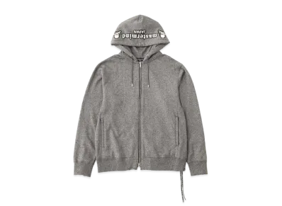 mastermind JAPAN Embroidery-Ish Zip Up Hoodie "Top Gray"