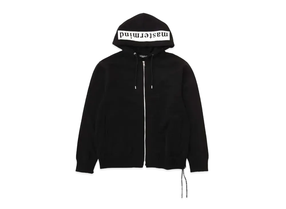 mastermind JAPAN Monogram Foam Print Z U Hoodie "Black"