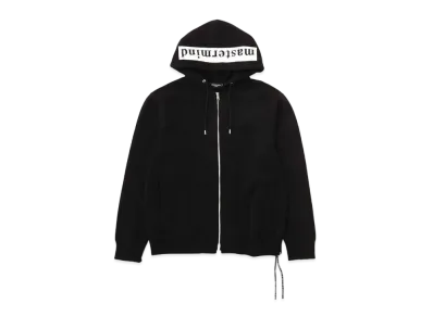 mastermind JAPAN Monogram Foam Print Z U Hoodie "Black"