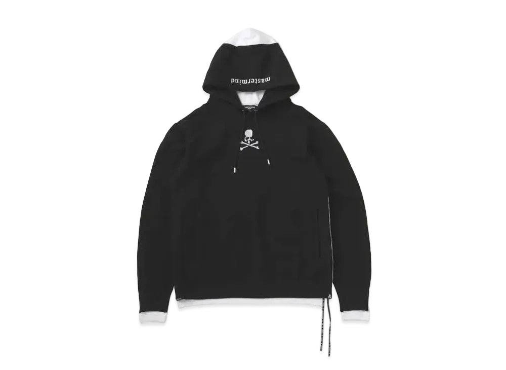 mastermind JAPAN 2 Color Hoodie "Black White"