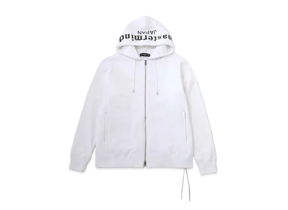 mastermind JAPAN Reflect Zip Up Hoodie "White"