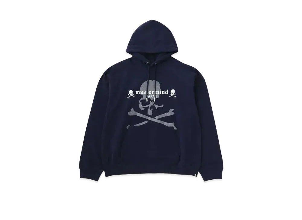 mastermind JAPAN Boxy Flash Logo Hoodie "Navy"