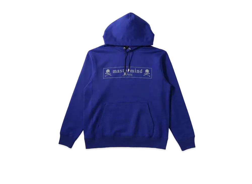 mastermind JAPAN Boxed Logo Hoodie "Navy"