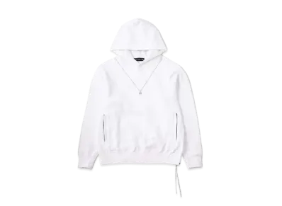 mastermind JAPAN Skull Necklace Hoodie "White"