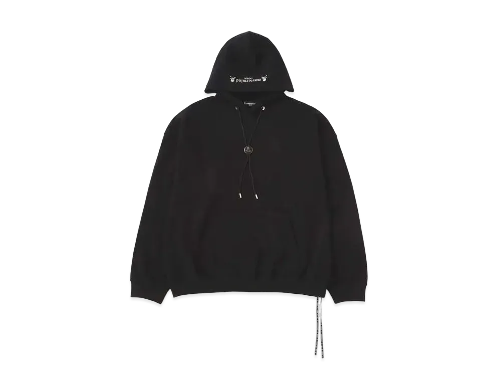 mastermind JAPAN Boxy Bolo Tie Hoodie "Black"