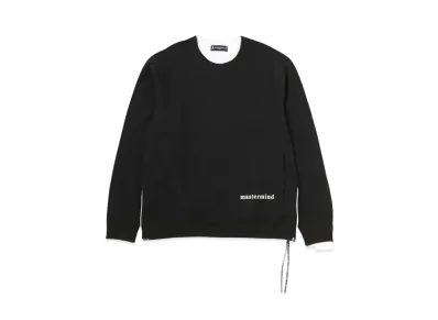 mastermind JAPAN 2 Color Crewneck "Black White"