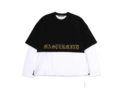 mastermind JAPAN 2 Material Crewneck "Black White"
