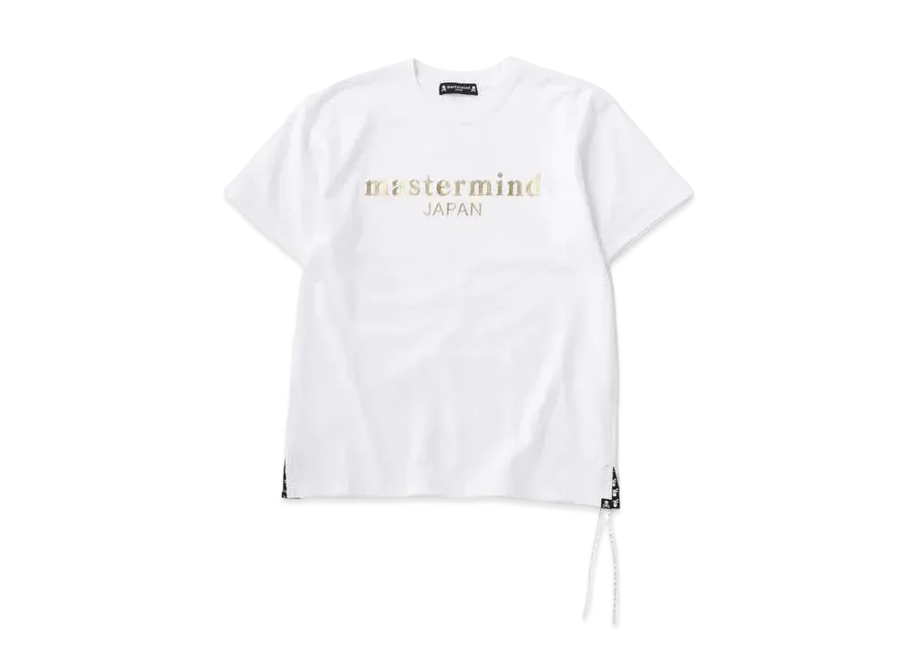 mastermind JAPAN Leather-Ish Ss Crewneck "White"