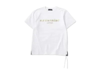 mastermind JAPAN Leather-Ish Ss Crewneck "White"