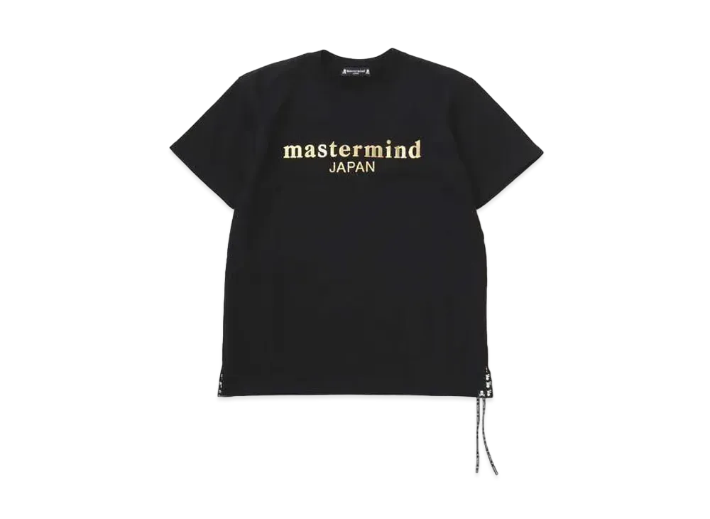 mastermind JAPAN Leather-Ish Ss Crewneck "Black"