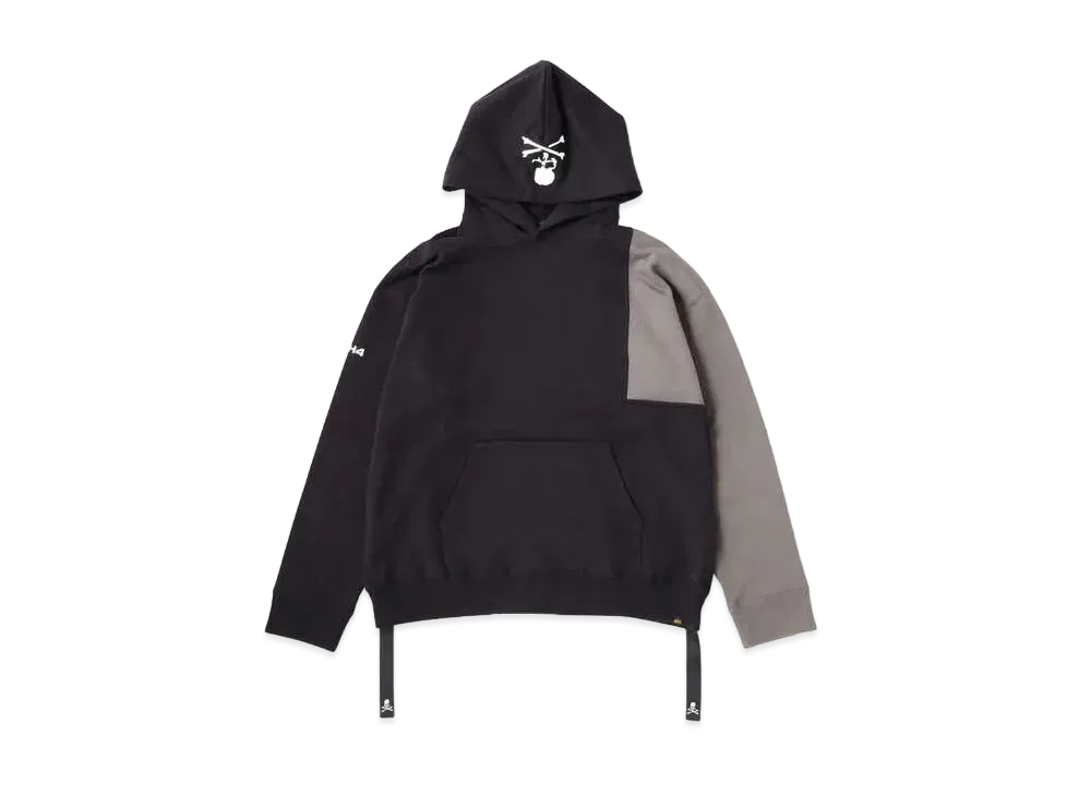 mastermind JAPAN x C2H4 Made By Alpha Industries Hoodie "Black Purple"