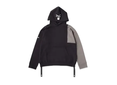 mastermind JAPAN x C2H4 Made By Alpha Industries Hoodie "Black Purple"