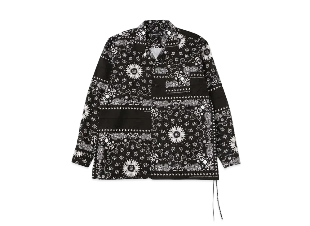 mastermind JAPAN Bandana Shirt "Black"