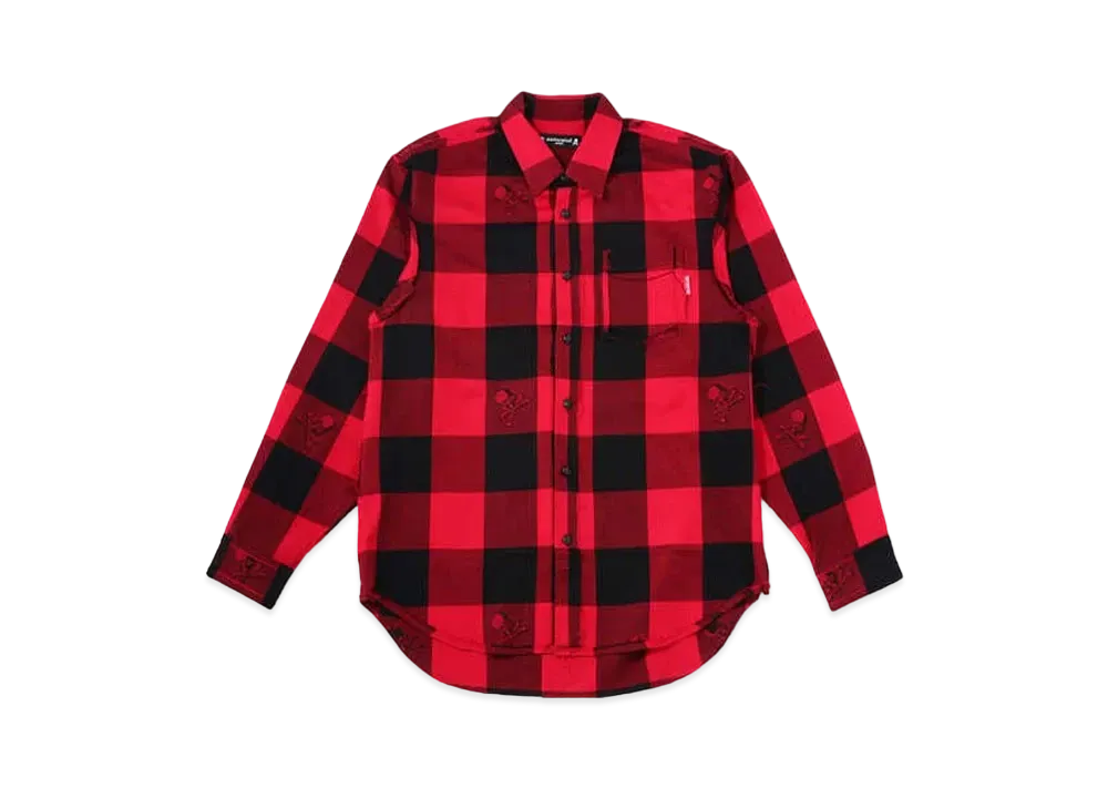 mastermind JAPAN Reversible Plaid Shirts "Red Buffalo Plaid"