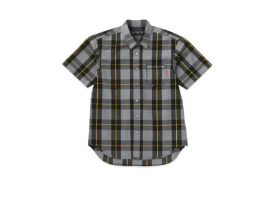 mastermind JAPAN Block Plaid Reversible SS Shirts "Gray"