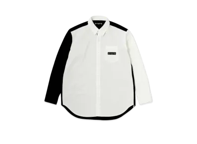 mastermind JAPAN Debosed SkulLShirt "White Black"