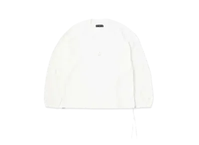 mastermind JAPAN Boxy Skull Necklace LS Tee "White"