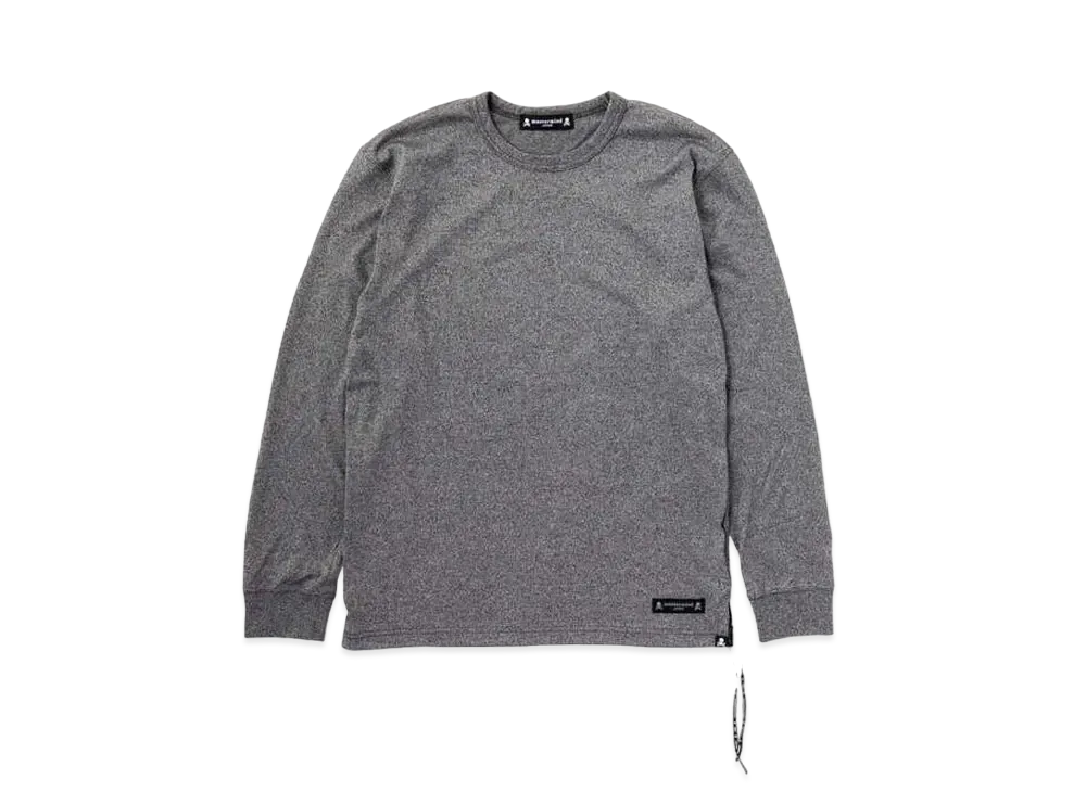 mastermind JAPAN Cursive Logo LS Tee "Top Gray"