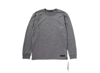 mastermind JAPAN Cursive Logo LS Tee "Top Gray"