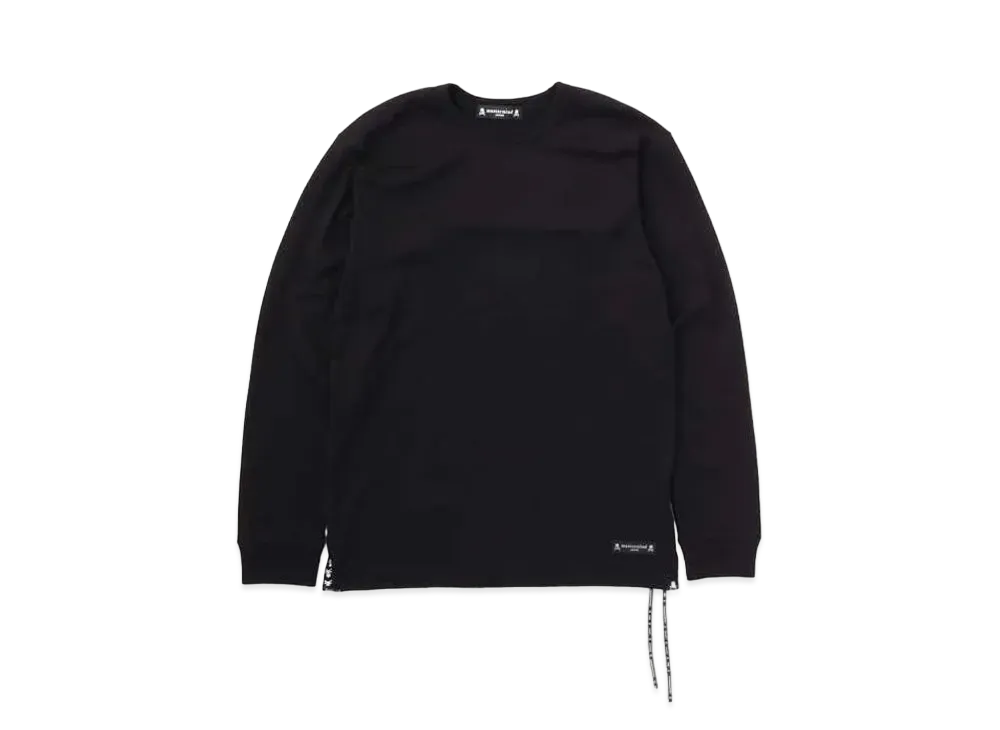 mastermind JAPAN Cursive Logo LS Tee "Black"