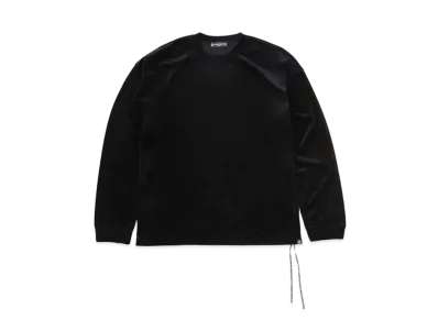 mastermind JAPAN Boxy Velour LS Tee "Black"