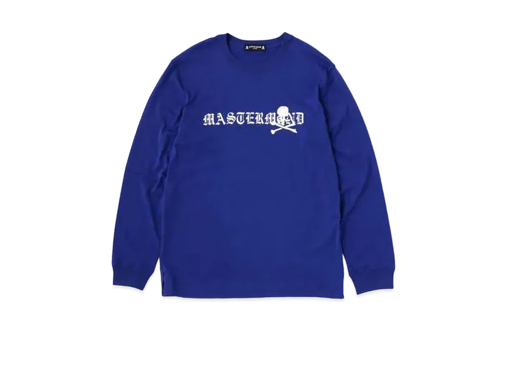 mastermind JAPAN Big Logo LS Tee "Navy"