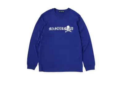 mastermind JAPAN Big Logo LS Tee "Navy"