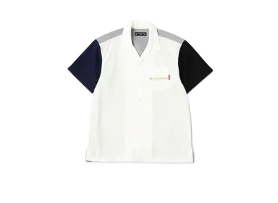 mastermind JAPAN Color Blocking SS Shirts "White Base"