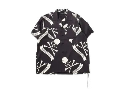 mastermind JAPAN TropicaLSkulLSilk SS Shirts "Black"