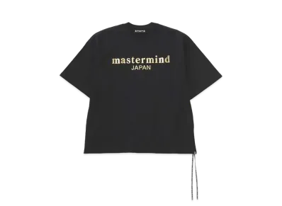 mastermind JAPAN Boxy Leather-Ish SS Crewneck "Black"