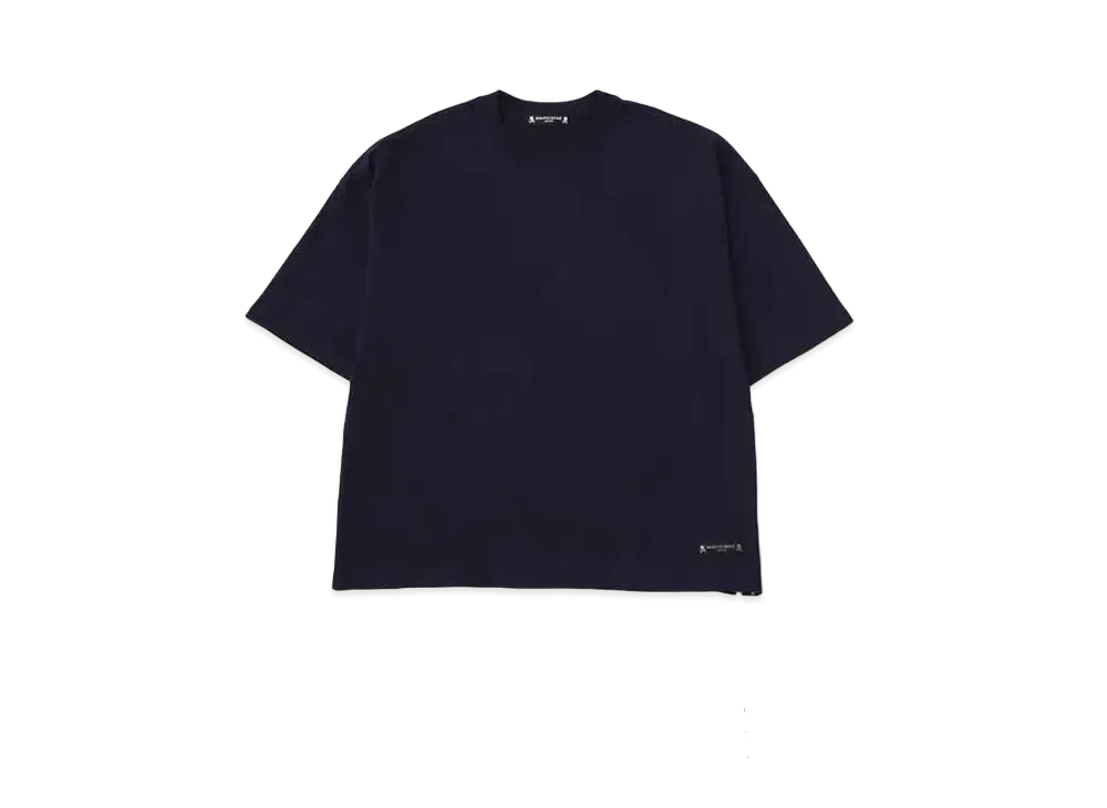 mastermind JAPAN Boxy Cursive Logo Tee "Navy"