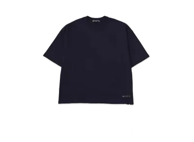 mastermind JAPAN Boxy Cursive Logo Tee "Navy"
