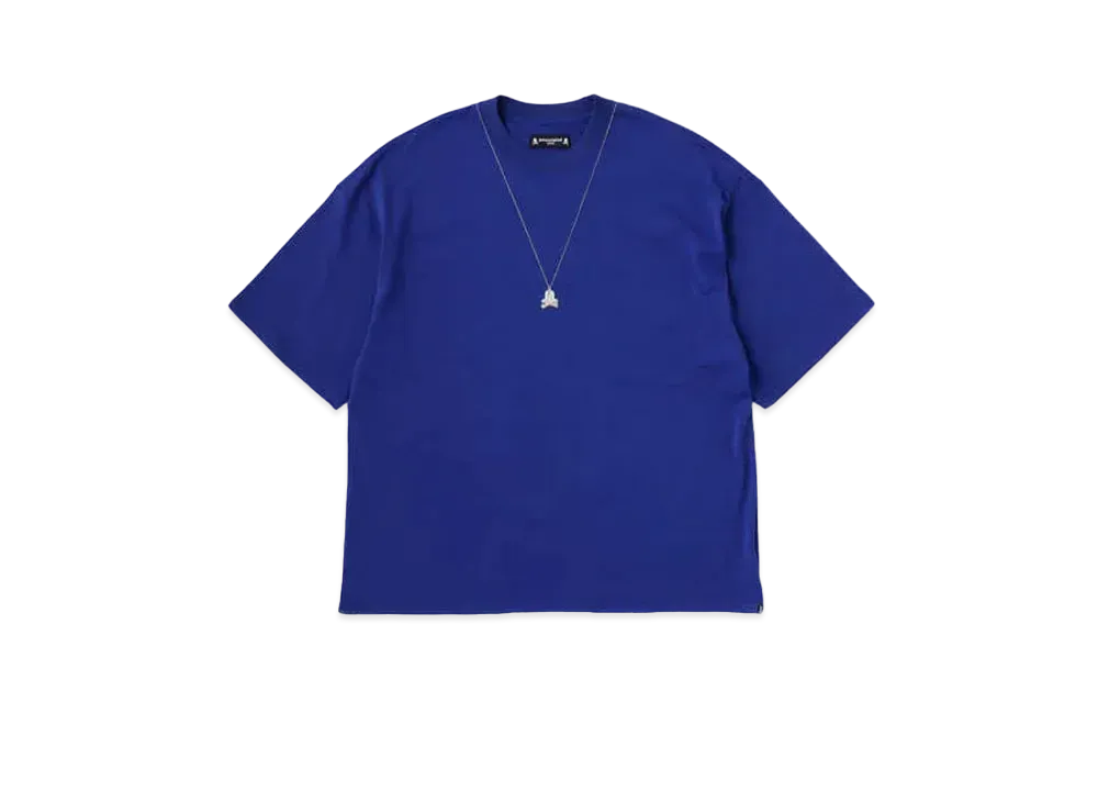 mastermind JAPAN Boxy Skull Necklace Tee "Navy"