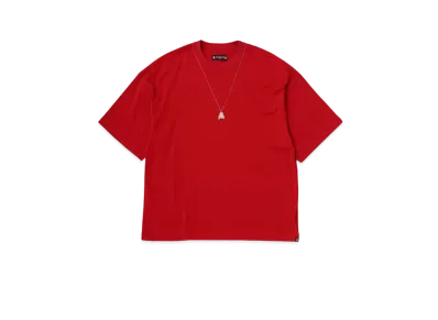 mastermind JAPAN Boxy Skull Necklace Tee "Red"