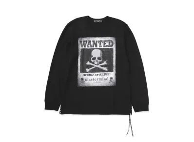 mastermind JAPAN Wanted LS Tee "Black"