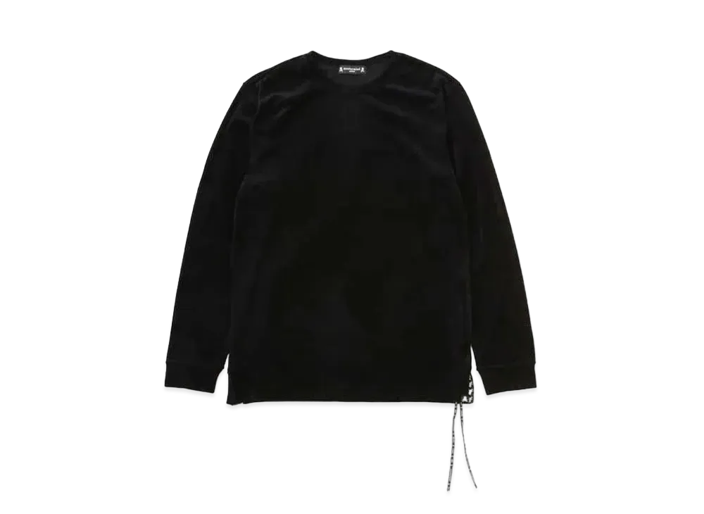 mastermind JAPAN Velour LS Tee "Black"
